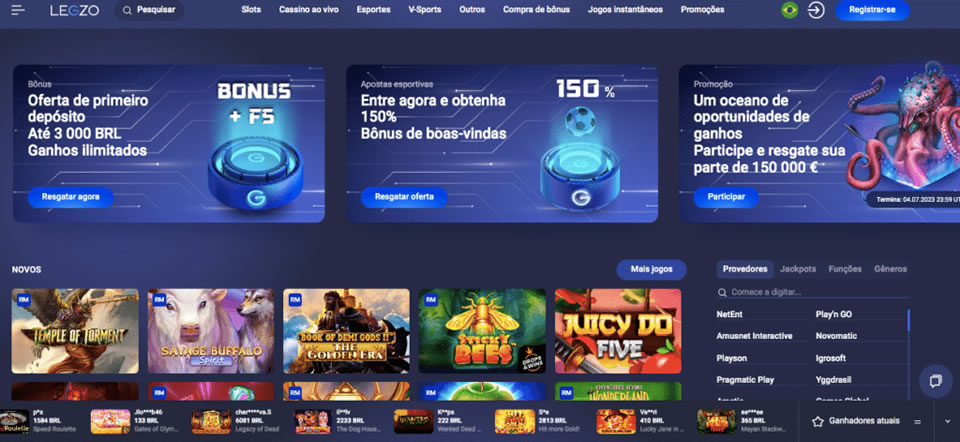 Os bônus que vimos antes são os mesmos dos cassinos online, onde os jogadores recebem 100% do seu primeiro depósito, com limite de até R$ 1.700. É preciso ficar atento a algumas condições, como o rollover de 30x, e que o bônus deve ser utilizado dentro do catálogo de slots da plataforma.