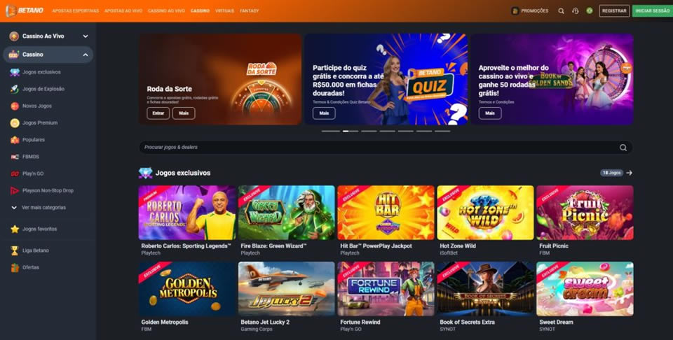 SBTYZXZGYXGSproduct3brazino777.comptqueens 777.combet365.comhttps european roulette A estrutura gráfica do site do Casino é muito diferente dos padrões adotados pela maioria das empresas do mercado de cassino online. Sua plataforma é bastante leve, fácil de navegar e bem organizada, com categorias divididas em um rico catálogo de opções de jogos.